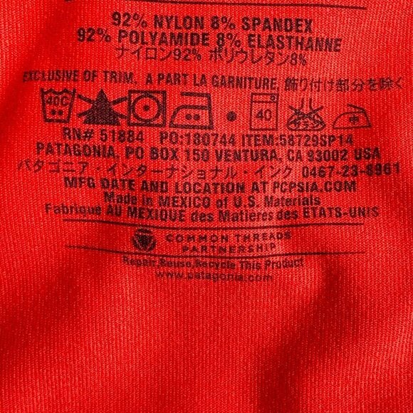 Patagonia Seabrook Bandha Dress Spiced Coral Knotted V Neck Cap Sleeve  Size S - Picture 6 of 6